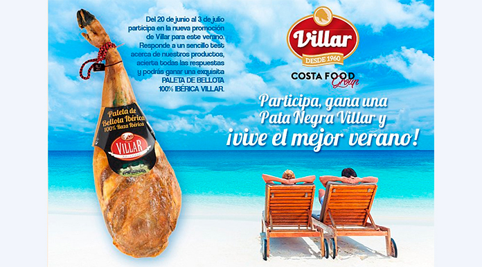 Sorteo de una Paleta de Bellota 100% raza ibérica Villar