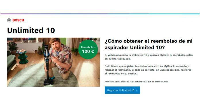 Consigue un reembolso con Bosch