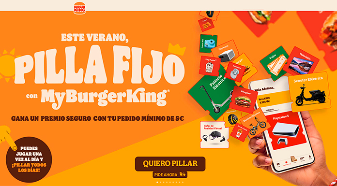 Gana un premio seguro con My Burger King