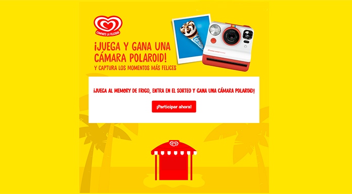 Gana una cámara Polaroid con Frigo