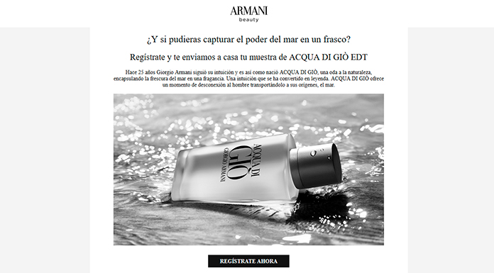 Muestras gratis de Acqua Di Giò Edt