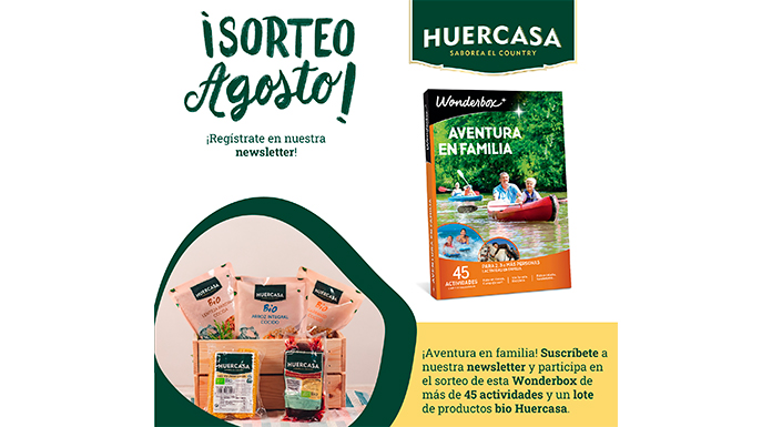 Gana un pack de experiencias y un lote de productos Bio Huercasa