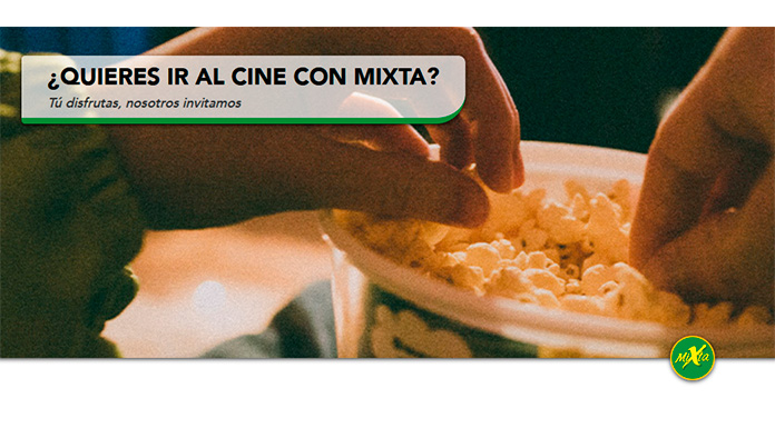 Gana una entrada doble de cine con Mixta