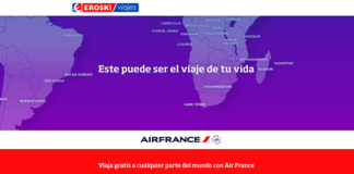 Sorteo de un viaje con Air France y Eroski Sorteo de un viaje con Air France y Eroski