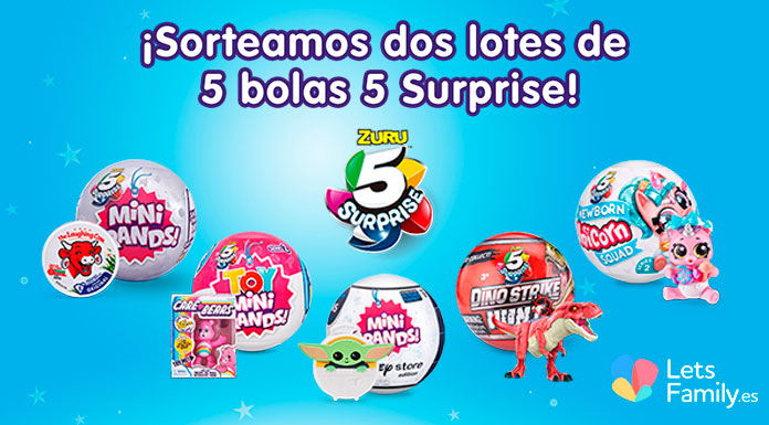 Sorteo de 2 lotes de 5 bolas 5 Surprise de Lets Family