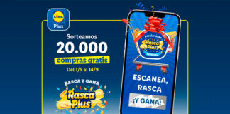 En Lidl Plus sortean 20.000 compras gratis En Lidl Plus sortean 20.000 compras gratis