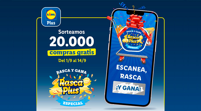 En Lidl Plus sortean 20.000 compras gratis