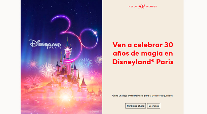 Gana un viaje a Disneyland Paris con H&M