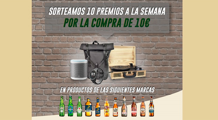 Grandes marcas de cerveza sortean 10 premios a la semana