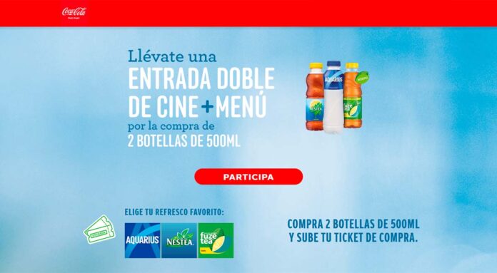 Llรฉvate un entrada de cine gratis con Coca Cola Llรฉvate un entrada de cine gratis con Coca Cola