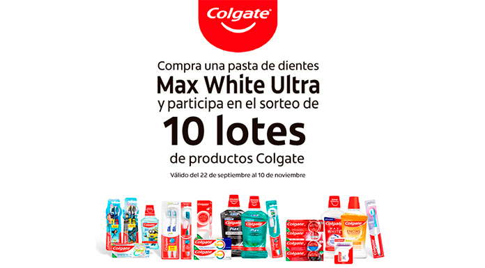 Sorteo de 10 lotes Colgate