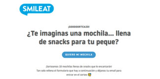 Sorteo de 10 mochilas llenas de snacks Smileat Sorteo de 10 mochilas llenas de snacks Smileat