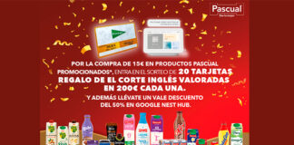 Sorteo de 20 tarjetas regalo de Pascual Sorteo de 20 tarjetas regalo de Pascual