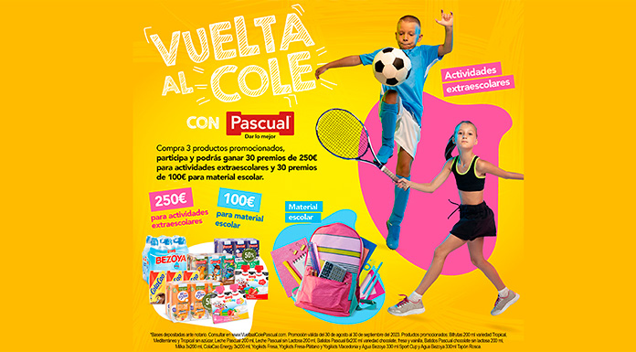 Sorteo de premios para la vuelta al cole de Pascual