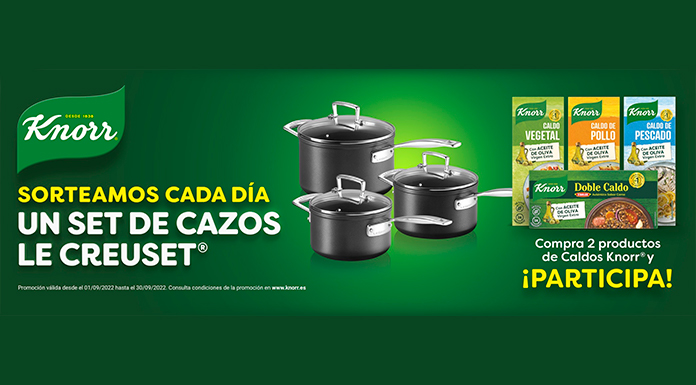 Sorteo de un set de cazos Le Creuset de Knorr