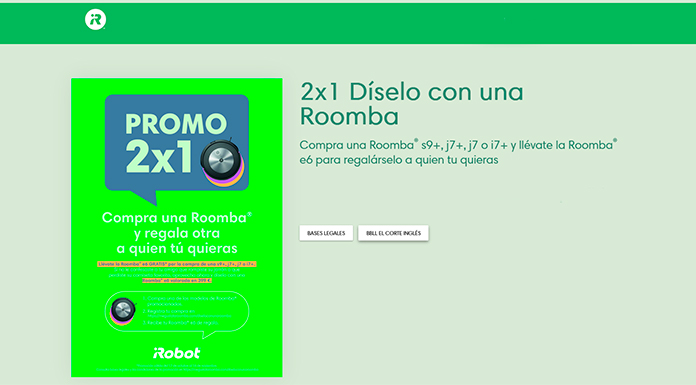 2x1 en Roomba