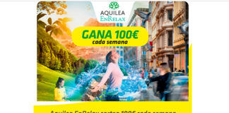 Aquilea EnRelax sortea 100 euros cada semana y descuentos Aquilea EnRelax sortea 100 euros cada semana y descuentos