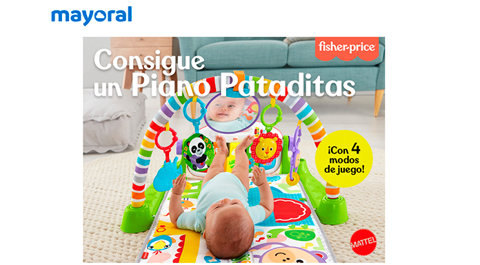 Consigue un gimnasio-aprendizaje de Fisher Price con Mayoral