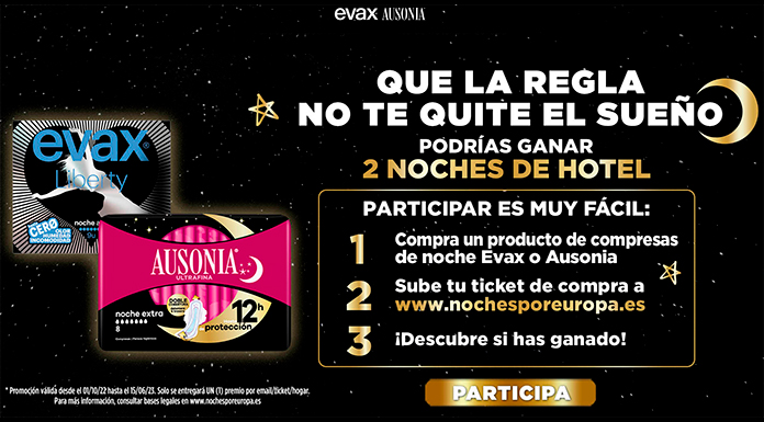 Gana dos noches de hotel con Evax y Ausonia