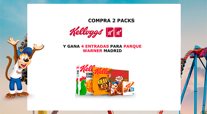 Gana entradas para Parque Warner con Kellogg's