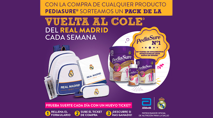 Pediasure sortea un pack de La Vuelta Al Cole cada semana