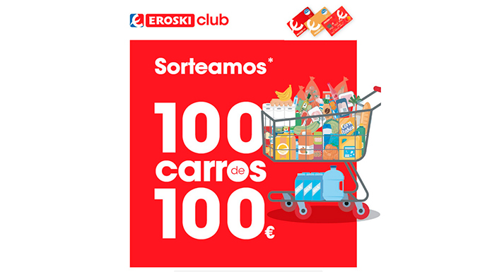 Sorteo de 100 carros de 100€ de Eroski Club