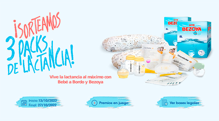 Sorteo de 3 packs de lactancia de Bezoya