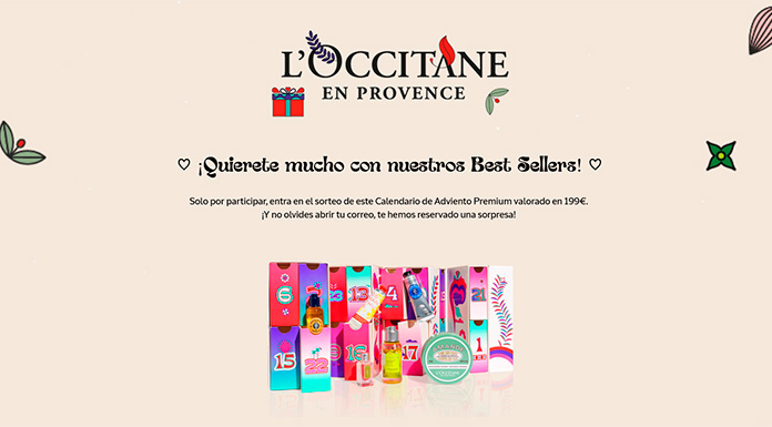 Sorteo de Calendario de Adviento L'Occitane