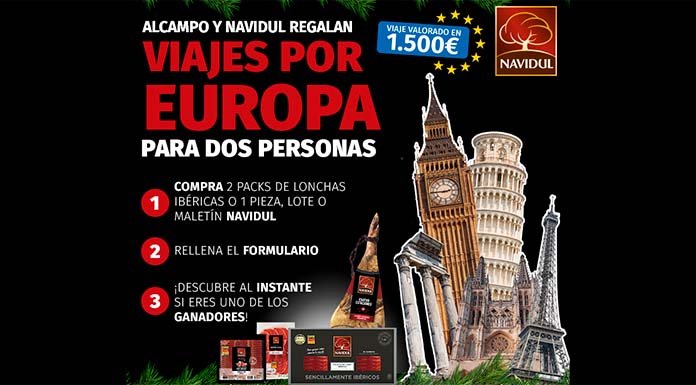 Alcampo y Navidul regalan viajes por Europa