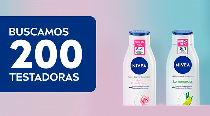 Buscan 200 testadoras de Loción Corporal de Nivea