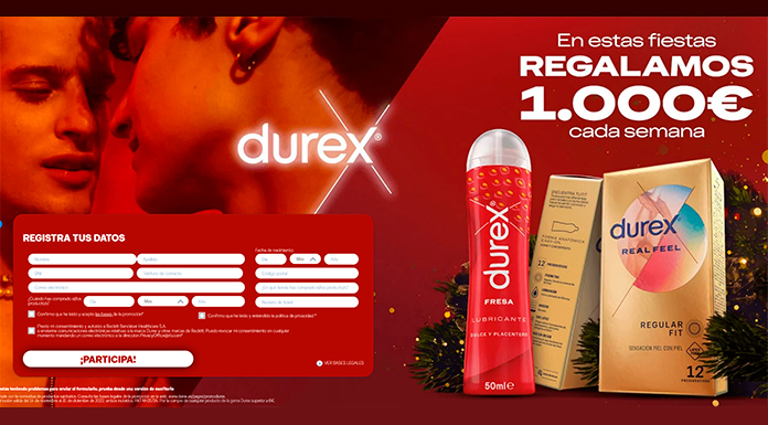 Durex regala 1.000 euros cada semana