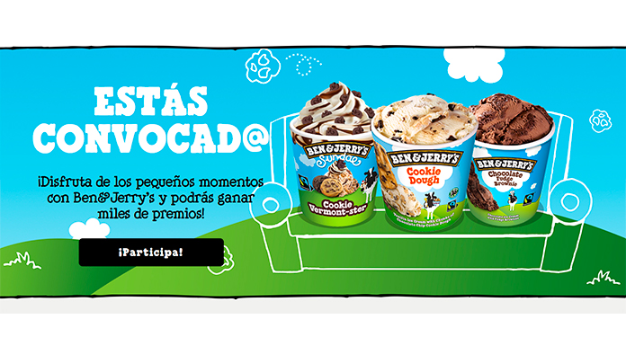 Gana miles de premios con Ben & Jerry's