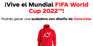 Gana una sudadera con diseño de Coca-Cola Gana una sudadera con diseño de Coca-Cola