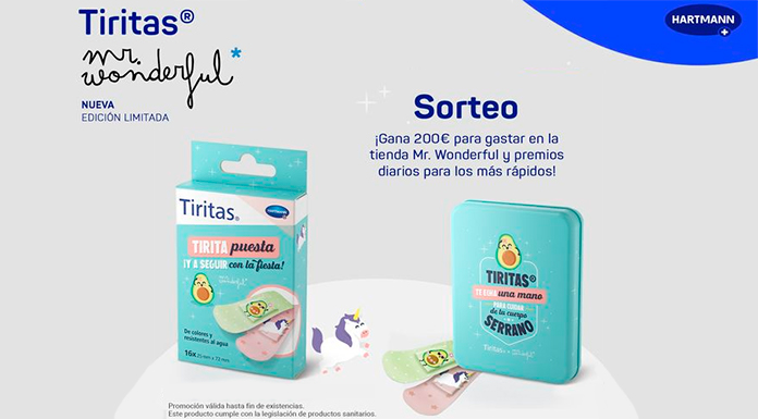 Juega al Memory de Tiritas Mr. Wonderful y consigue premios