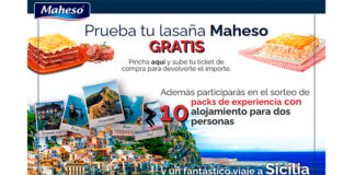 Prueba gratis la lasaña Maheso Prueba gratis la lasaña Maheso