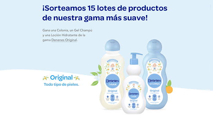 Sorteo de 15 lotes de productos Denenes