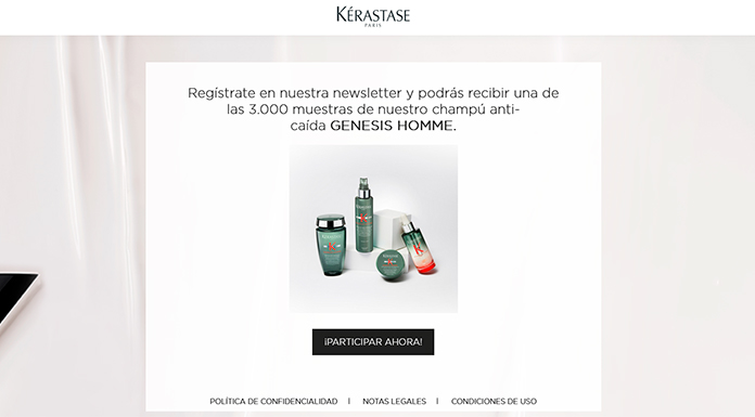 3.000 muestras gratis de Genesis Home de Kérastase