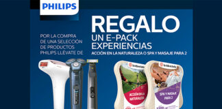 De regalo un e-pack experiencias con Philips De regalo un e-pack experiencias con Philips