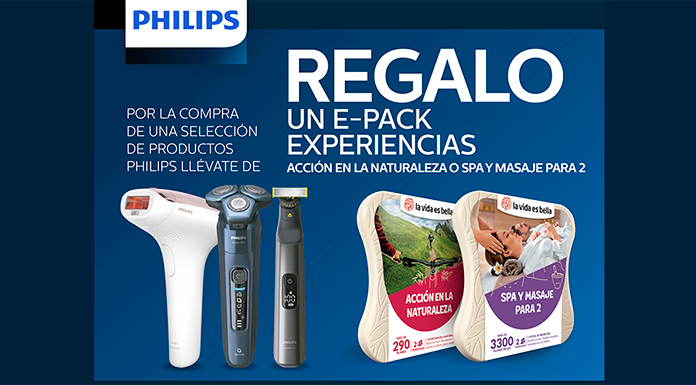 De regalo un e-pack experiencias con Philips