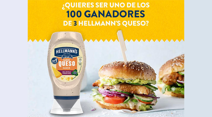 Llevate un pack de 3 Hellmann's Queso