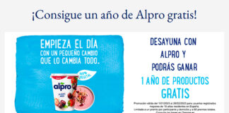 Consigue un año de Alpro gratis