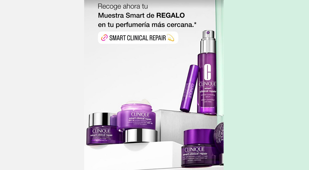 Muestras gratis de Smart Clinical Repair de Clinique