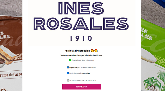 Sorteo de un lote de especialidades Andaluzas Inés Rosales