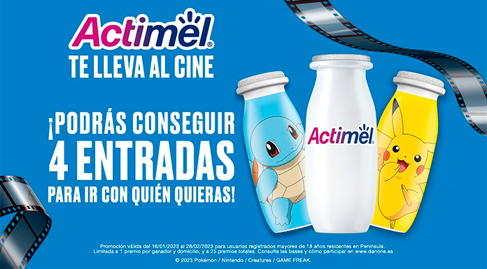 Consigue 4 entradas de cine con Actimel