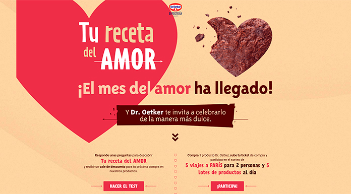 Dr. Oetker reparte regalos para celebrar el amor