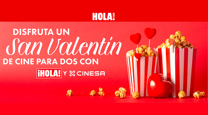 Este San Valentín 2x1 en cines Cinesa y Hola