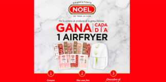Gana 1 Airfryer cada día con Noel
