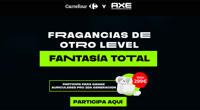 Gana auriculares Pro 2da Generación con Carrefour y Axe