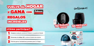 Gana increíbles regalos de Rubson Gana increíbles regalos de Rubson