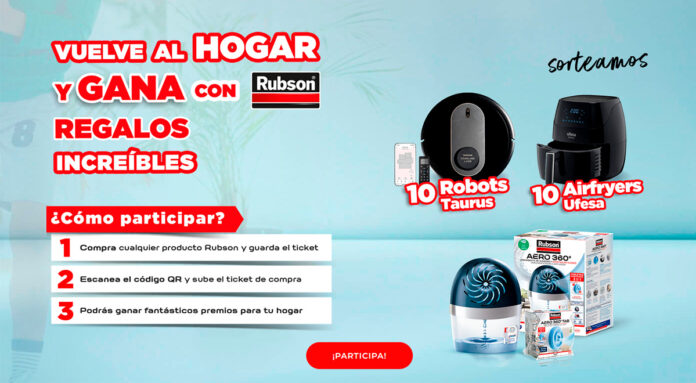 Gana increíbles regalos de Rubson
